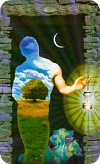 Mein Lieblings-Eremit aus dem "Cosmic Tribe Tarot"